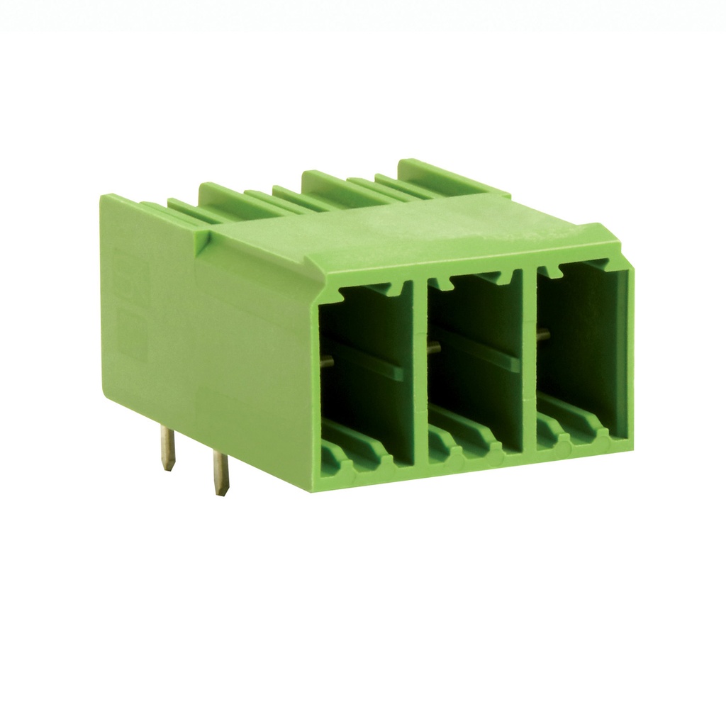 12 Position 41 Amp PCB Header, Horizontal, For Use With Pluggable Terminal Block Connectors, PWM1P7.62-12DPSQ