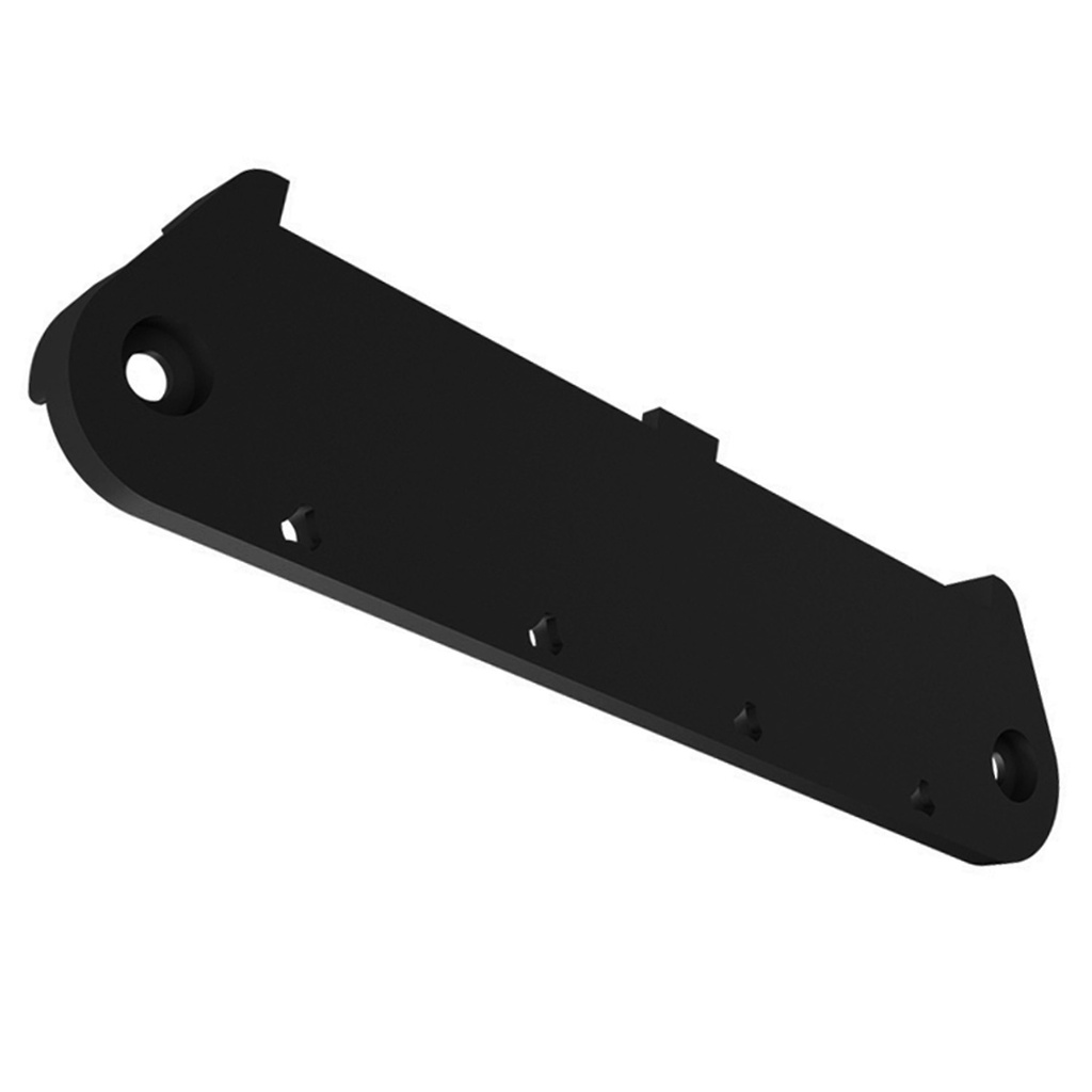 ASI 20370 End Cover for 72mm Tray, Black, PVC Material, UL94, Temp Range: 0-80°C