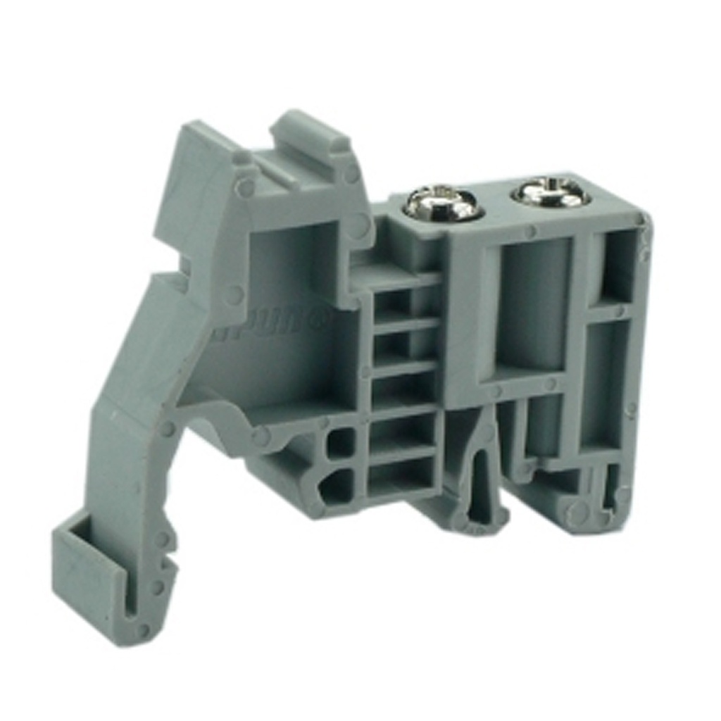 35mm DIN Rail End Clamp With Screw, Screw Down DIN Rail End Stop