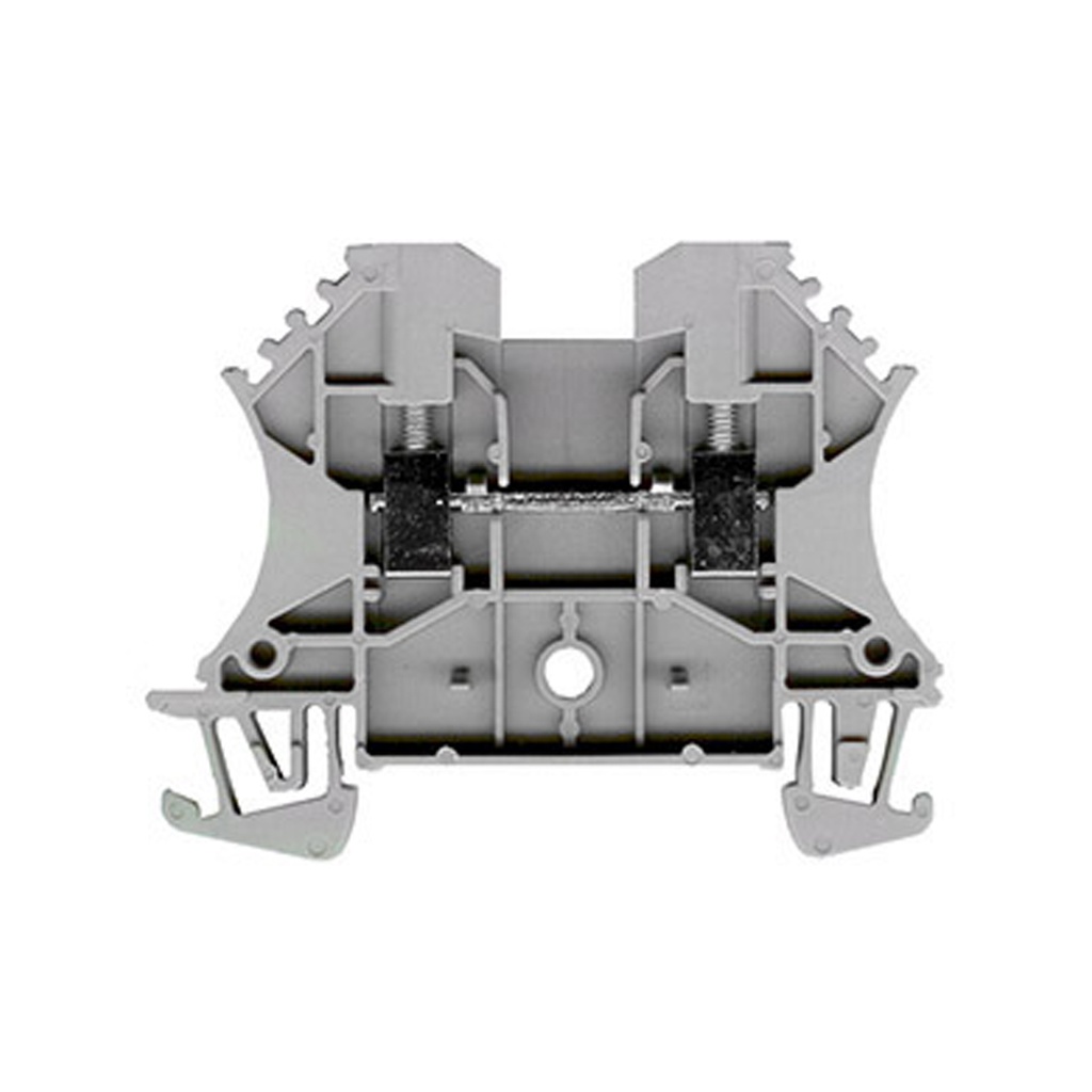 Feed Through Terminal Block - 1 Circuit | Screw Clamp Terminal | 35A, 600V | 26-10 AWG | 6mm Wide | ASI1492J4 | 1492-j4 | ALLEN BRADLEY EQUIVALENT