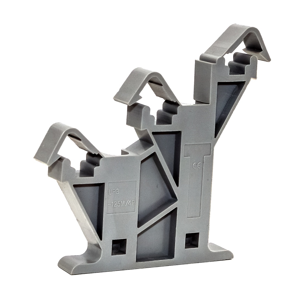 Insulated Panel Mount Support, for Four 3x10 mm Busbars