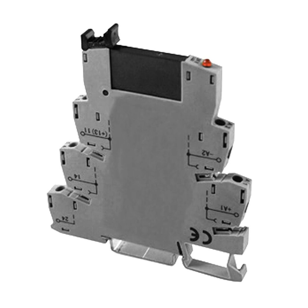 12V Solid State Relay DIN Rail Mount, Pluggable