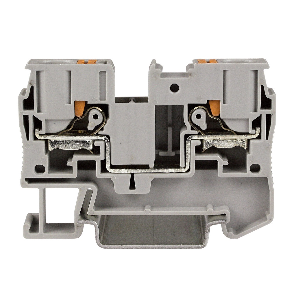 Push-In Terminal Block, DIN Rail Mount, 2 Wire, 8.2mm Wide, UL , 20-8 AWG, 40A, 600V, ASI421458