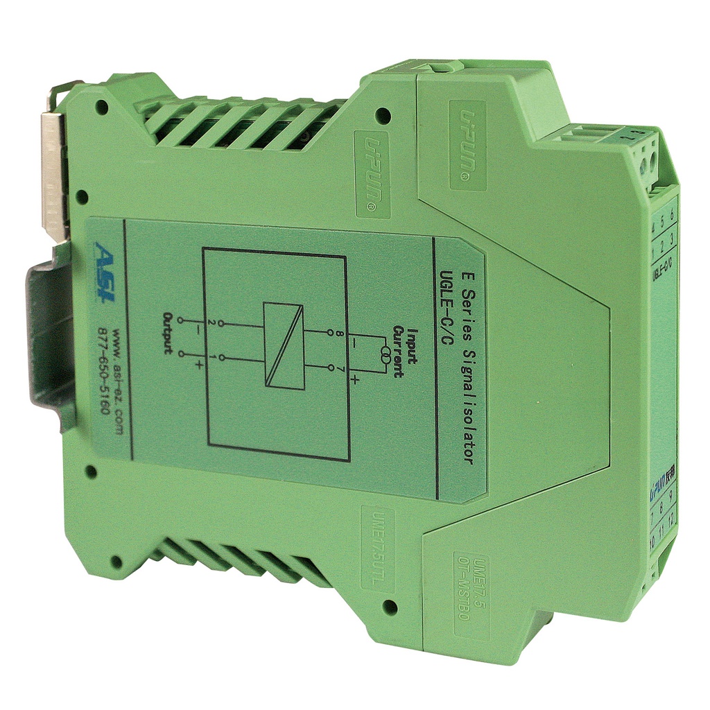 4-20mA Signal Isolator | 1-Channel, 2-Way Isolation | High Accuracy & Fast Response | DIN Rail Mount | ASI451129