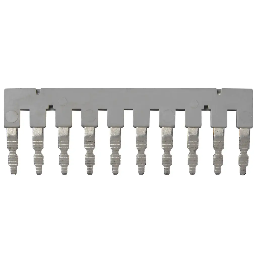 10 Position | Internal Bridge Jumper | Push-In Fully Insulated | 15mm Spacing | UEB 10-15 External Jumper