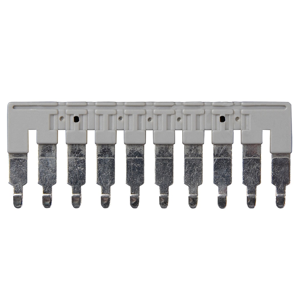 10 Position | Internal Bridge Jumper | Push-In Fully Insulated | 6mm Spacing | UEB 10-6 External Jumper for UKJ-4
