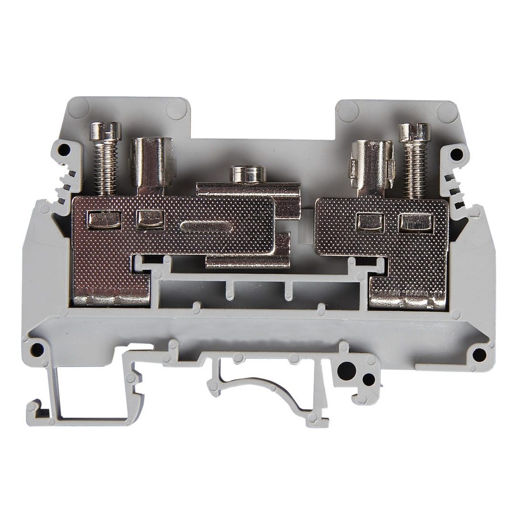 Sliding Link Shorting Terminal Block, With Test Sockets, 16-8 AWG, 45A