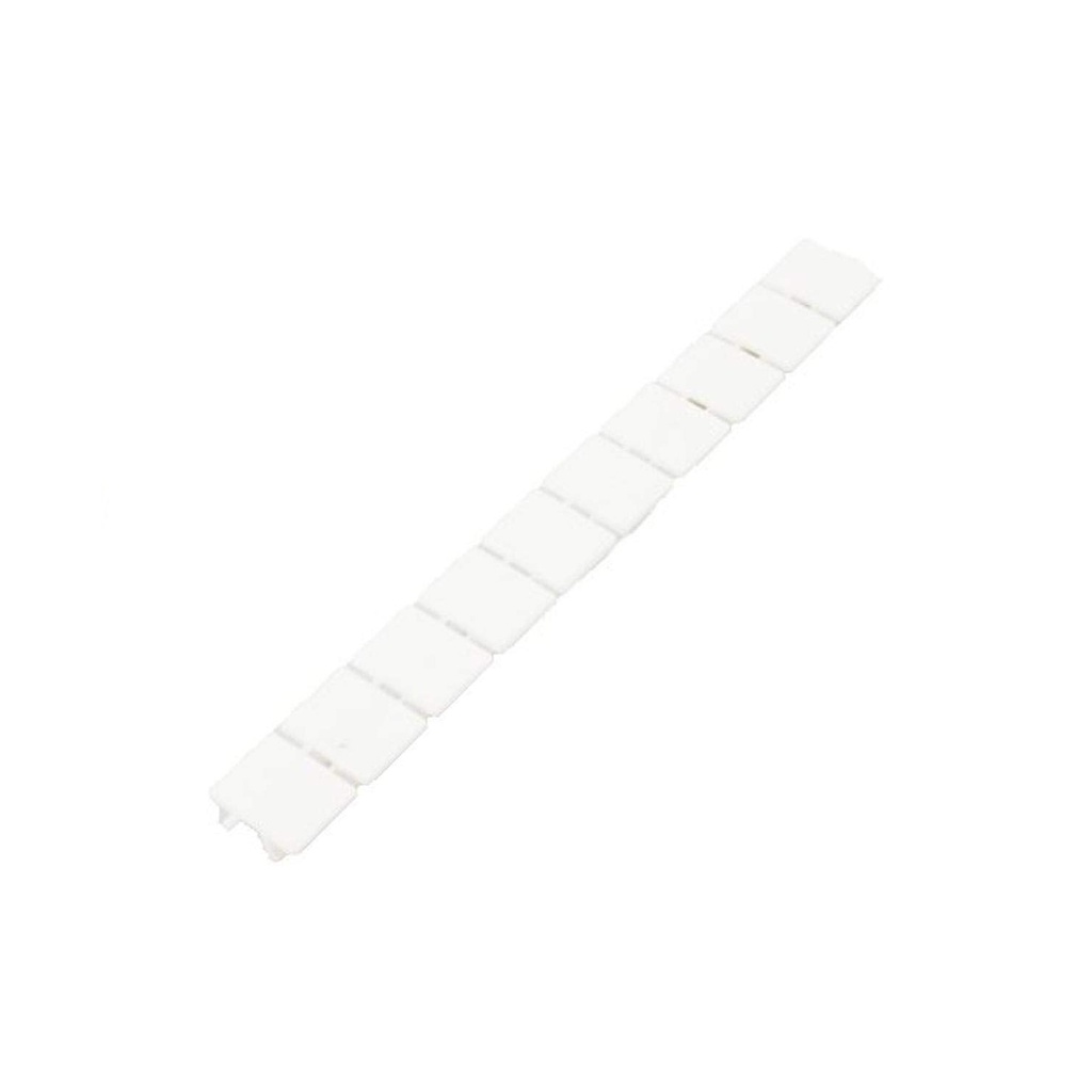 Terminal Block Labels | 10mm Width | 10 Markers Per Strip | Snap-In DIN Rail Terminal Block Markers | ASI ZB1010