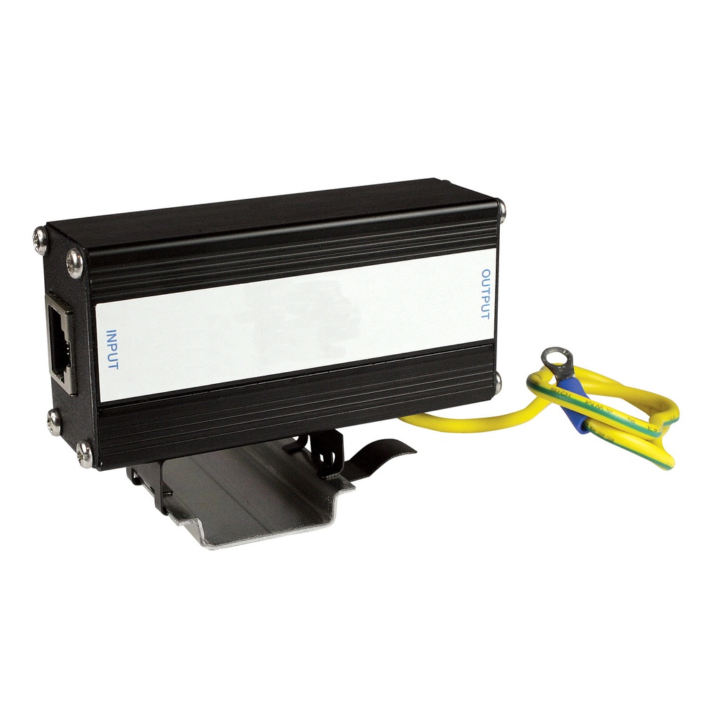 5 Volt Cat5 Surge Protector, RJ45 Surge Protector, DIN Rail Mount, 5Vdc Nominal Voltage, ASID-05-RJ45H-8-D