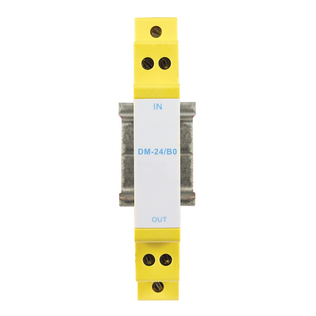 24V RS485 Surge Protector, Data Line Surge Protector For 24V Circuit, DIN Rail Mount,  2 Wire, ASIDM24-B0