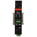 Surge Protector | 1 Pole w/base and pluggable module w/visual indicator | DIN Rail Mount | 600/347Y V AC, MCOV 690 V AC | UL1449 4th Edition | ASISP690-1P