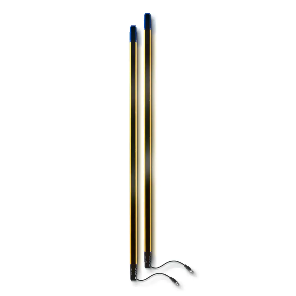 Type 4 finger safety light curtain sensor,24 VDC,0.2- 6m operating distance, 450mm controlled height