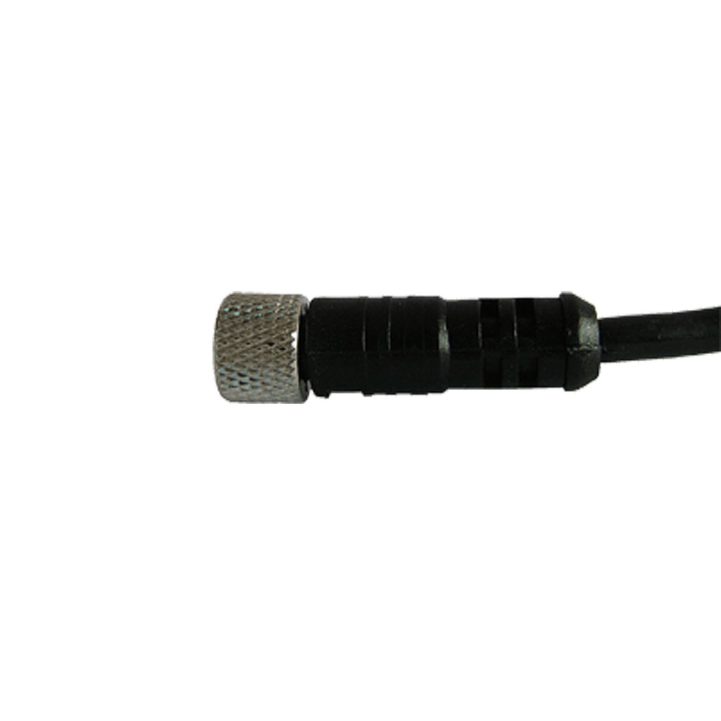 M8 Straight Female 4-Pole Single Ended Cordset, 5 Meter PVC Cable