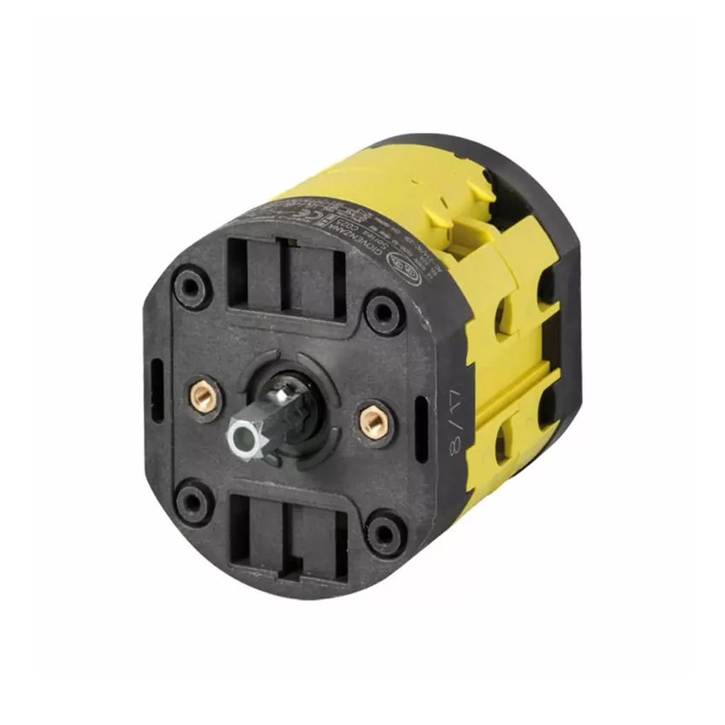 3 Pole, 4 Step Rotary Cam Switch Without Zero, 40A, 600V, Rear Panel Mount UL508, C0400043R
