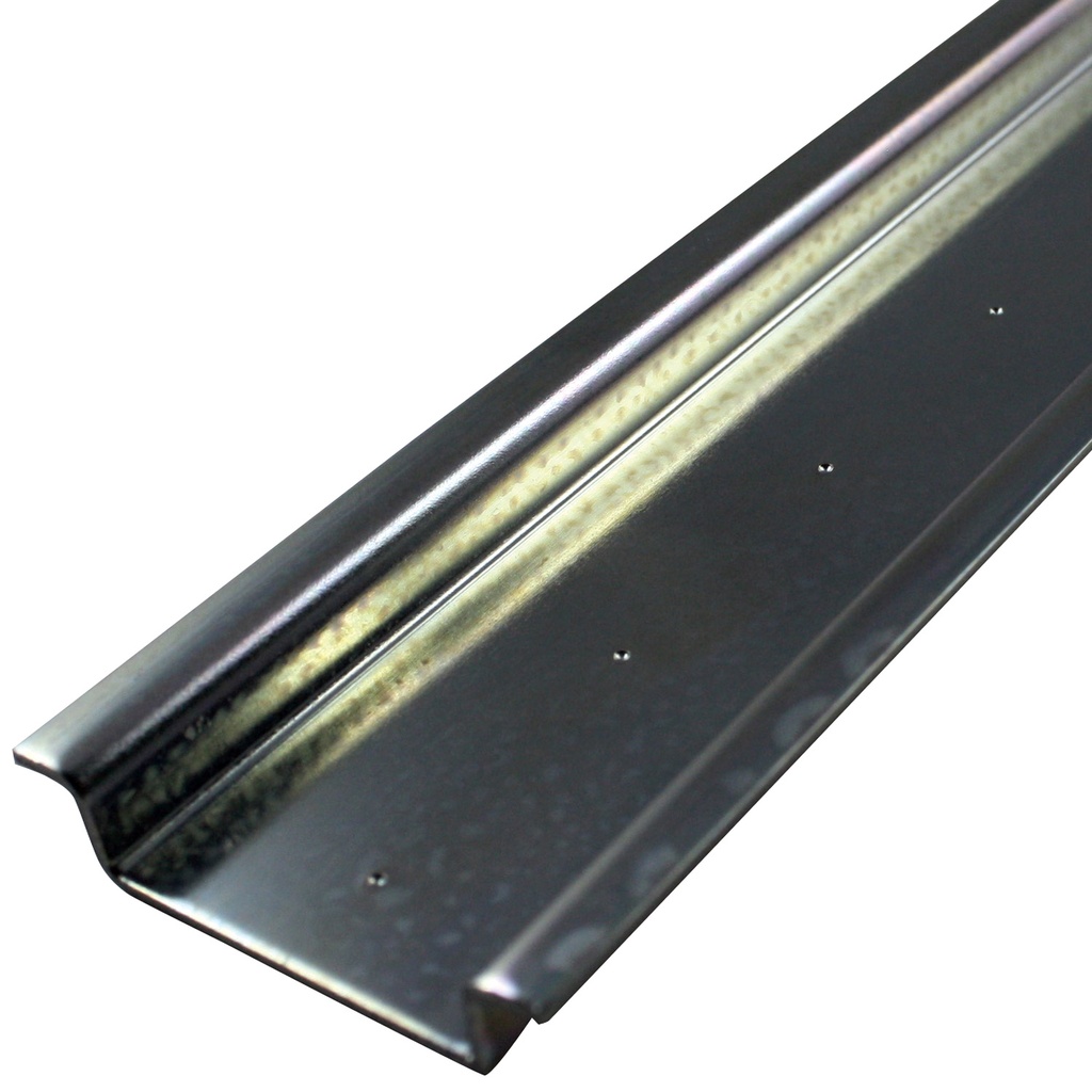 Standard 35 mm X 7.5 mm Unslotted Solid Steel DIN Rail, 1 Meter