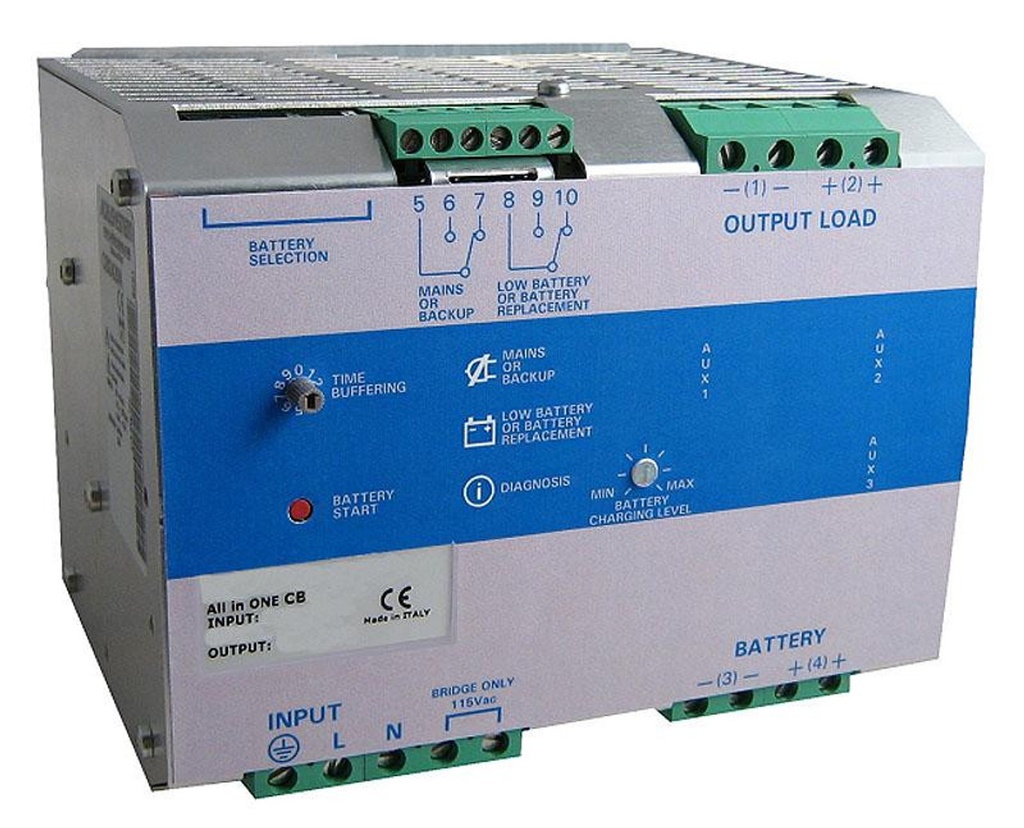 Power Supply, UPS, All-In-One, 20 Amp Battery Charger and Backup Module