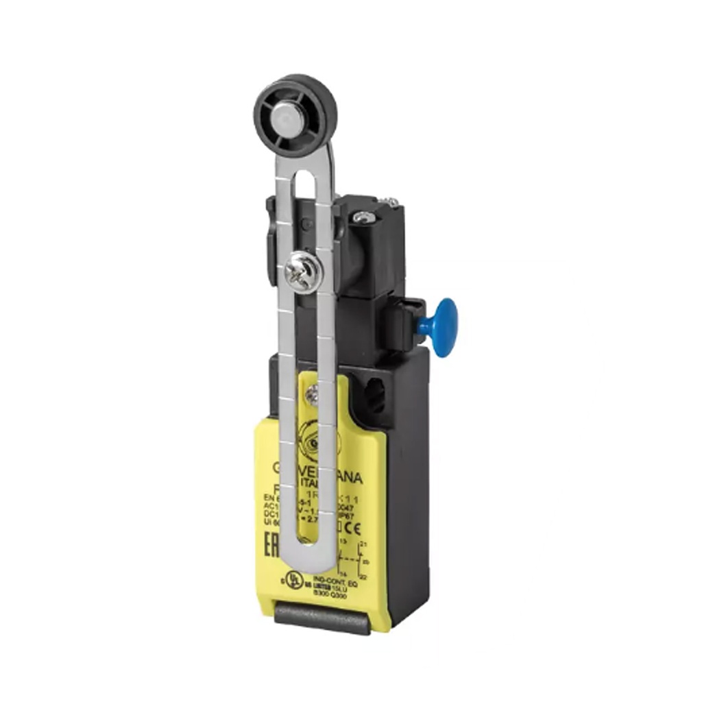 Long Lever Roller Limit Switch with Reset Button, 1/2 NPT Connection, Snap Action, FTN1R39-Z11N