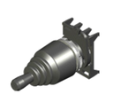 22mm, 2 Position Joystick Switch, Momentary, Short