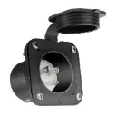 MFG360-RMRV155 NEMA 5-15 125V 15A Flanged Power Inlet | UV-Resistant, ETL Certified | Ideal for RVs, Campers, and Boats