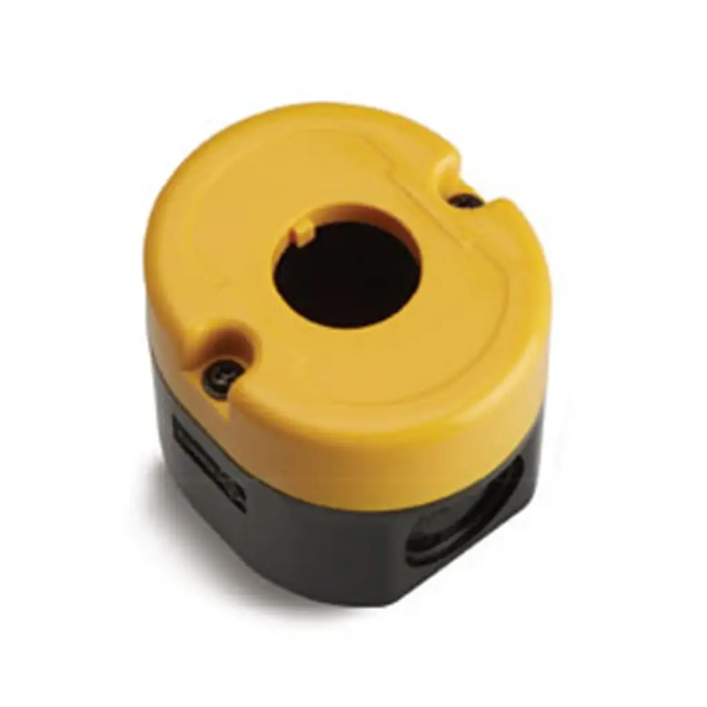 Control Station Enclosure Polycarbonate, Yellow, 22mm, 1 Hole, IP69K