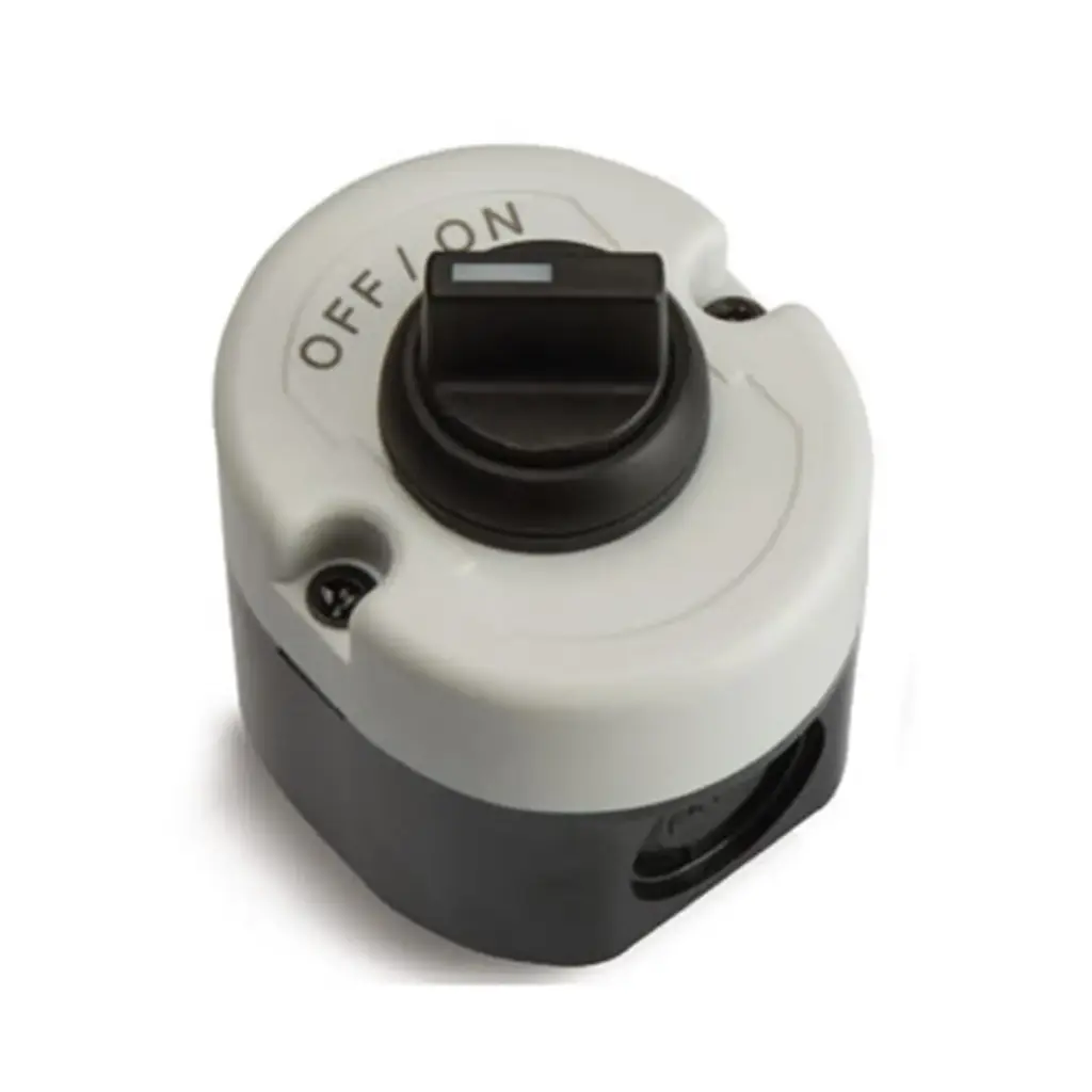 Two Position Switch | On/Off | Grey and Black NEMA 4 Enclosure | Vertical Knockout | 1NO Contact