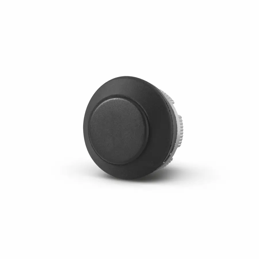 Push Button Black Neutral