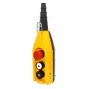 Industrial Crane Pendant Station | 2 Button + E-Stop, 16A Rated, IP65/NEMA4X, Shock Proof