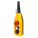 Industrial Crane Pendant Station | 2 Button + E-Stop, 16A Rated, IP65/NEMA4X, Shock Proof