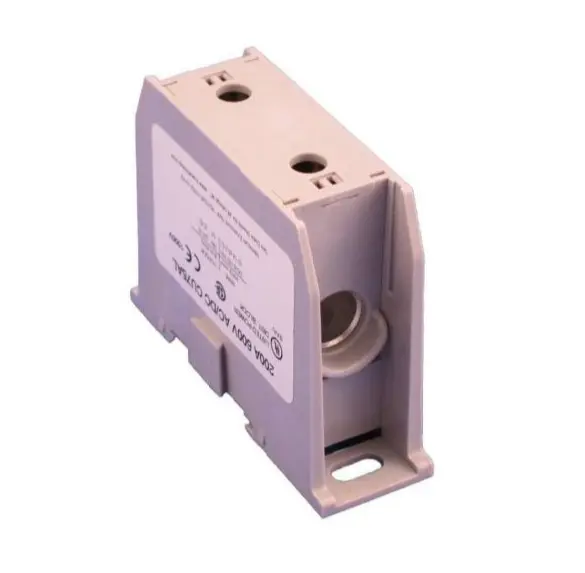 Marathon Special Products Power Distribution Blocks, EPB Series Marathon-Special-Products Splicer Block, 1-P, 200A, (DIN RAIL MOUNT)