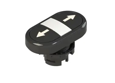 Dual Function UP/DOWN Illuminated Cap Kit | 22mm Button, 2x NO Contact | 300V 10A