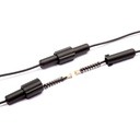 10 Pack of Inline Fuse Holders For 5x20 mm And 1 X 1/4 Inch Glass Fuses, With 150mm Pigtail Lead Wire, 6.3 Amp, 250 Volt, PTF-80A-10PK