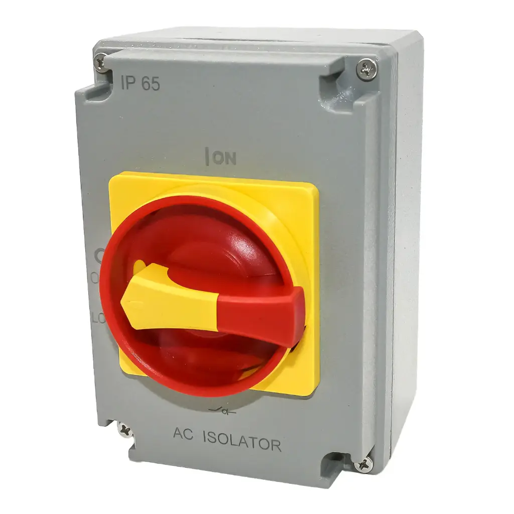 ASI 40A Enclosed Rotary Disconnect Switch | 3-Pole UL   Aluminum Box