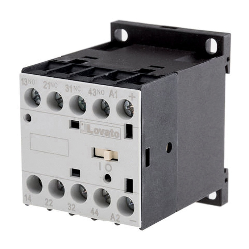 3NO/1NC-IEC Type Control Relay-10A Low Power-24Vdc-DIN or Panel Mount