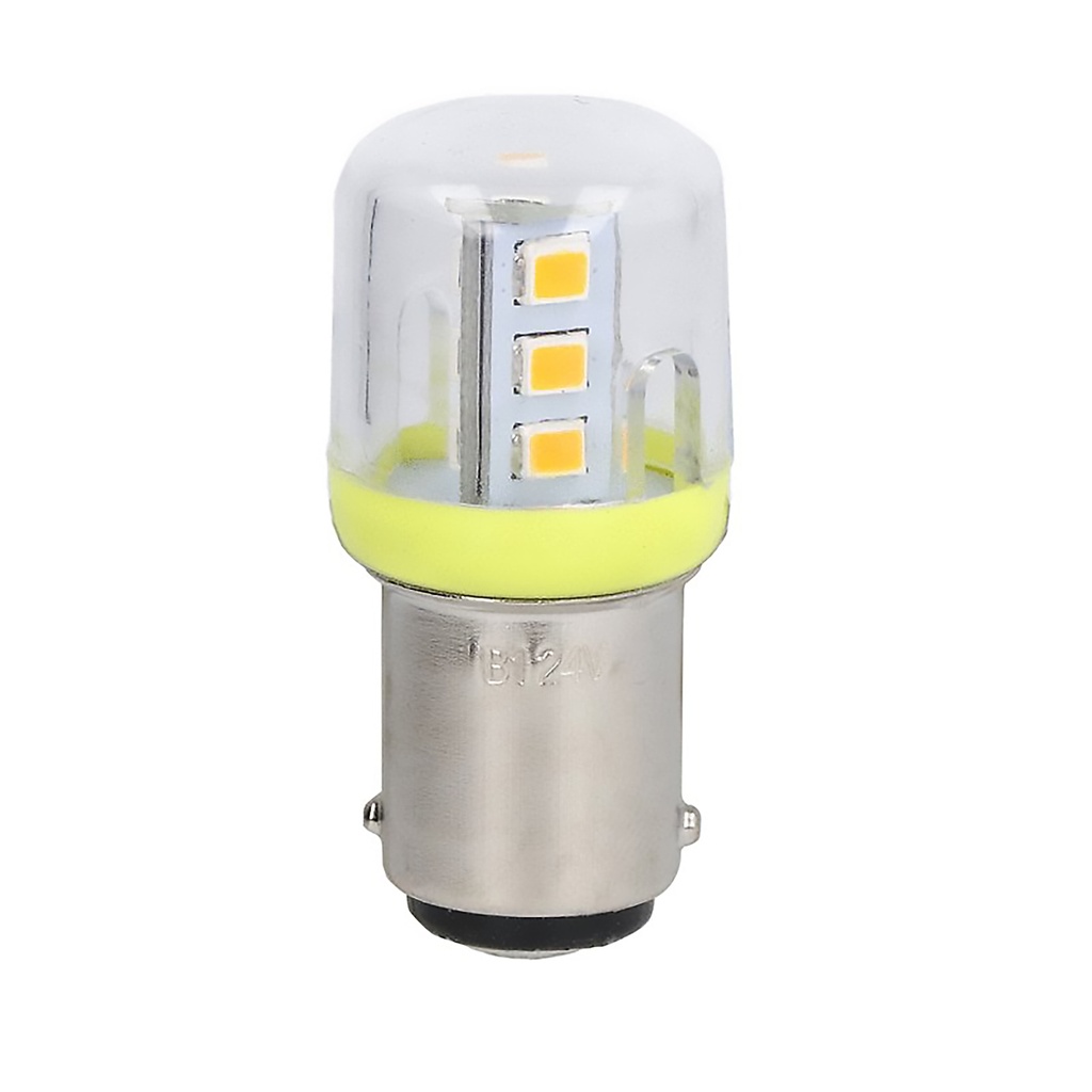 LED Bulb, 110-120 VAC, Yellow/Orange, 8LT7ALLE5
