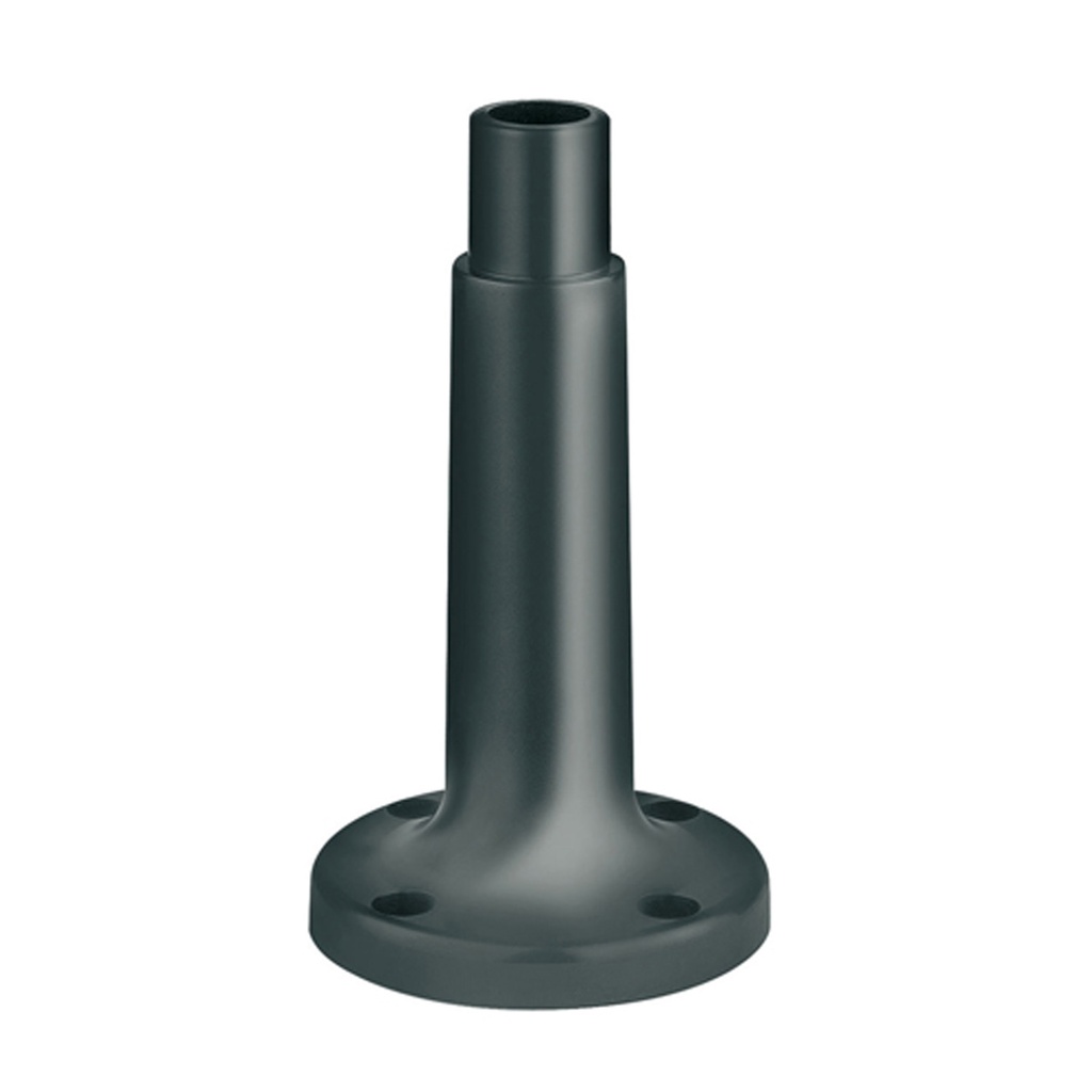 Fixing Base, Plastic, black finish color, Horizontal surface mount