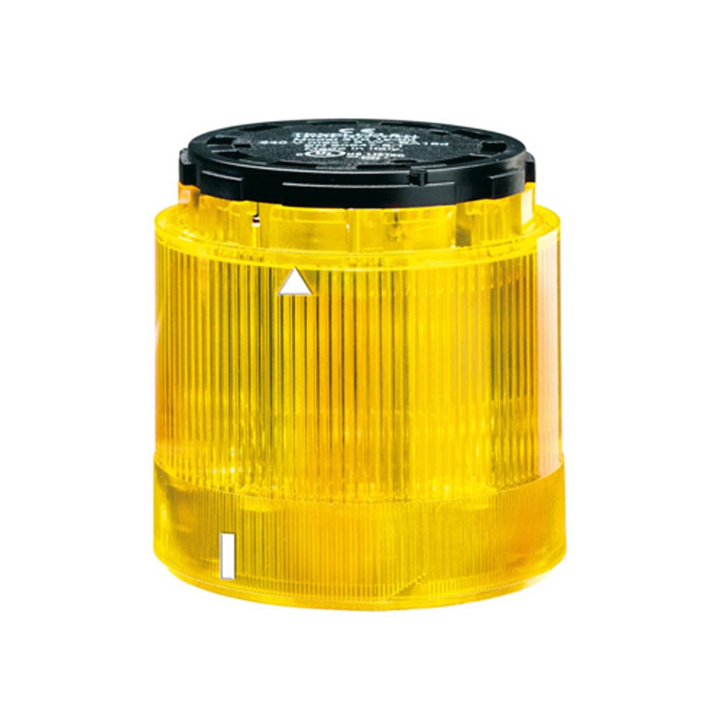 Blinking Signal Light Module, Yellow, 24 VAC/DC, bulb not included, use LT7 ALB or LT7 ALL
