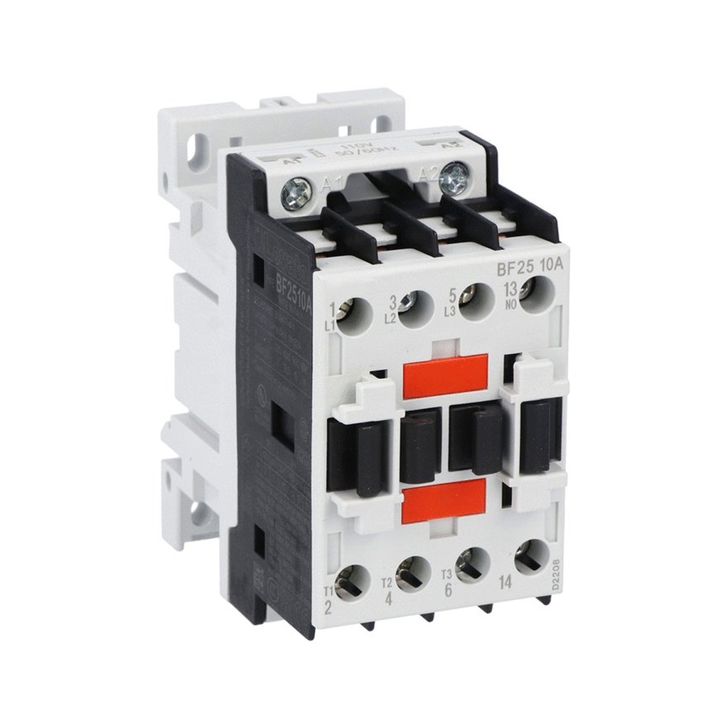 3 Phase Contactor, 25 Amp, 24 Vac Coil, UL508, 1 NO Aux Contact
