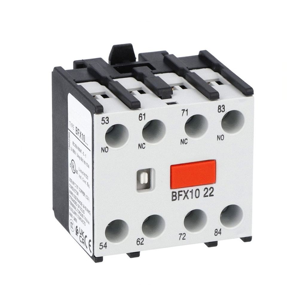 Contactor Auxiliary Contact, 2 NO and 2 NC Contacts