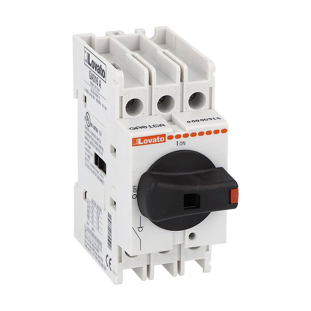 Disconnect Switch, Panel Mount, 16A
