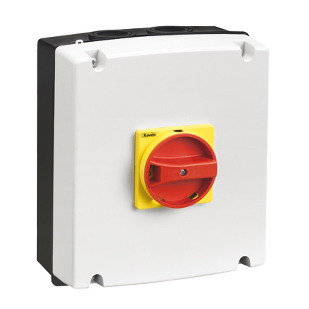 Enclosed Rotary Disconnect Switch, 63 Amp, 3 Pole 60A Enclosed Motor Disconnect Switch , NEMA 4X, UL/CSA, GAZ063SAUL