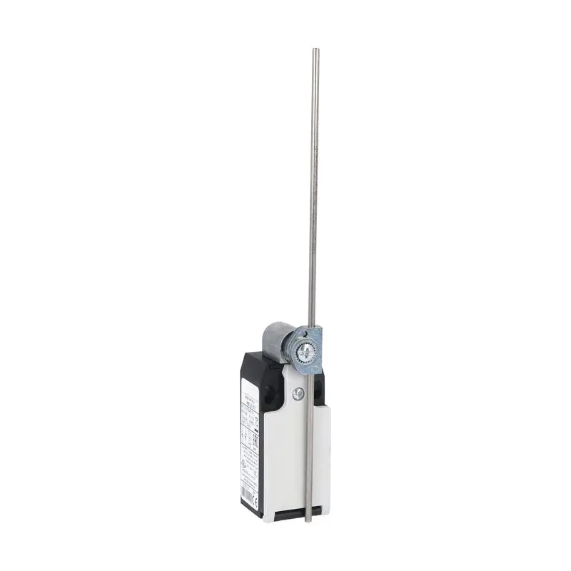 Adjustable rod lever Limit Switch, Slow Break, Make before break, 1 N.O.+1 N.C. Contacts, metal rod