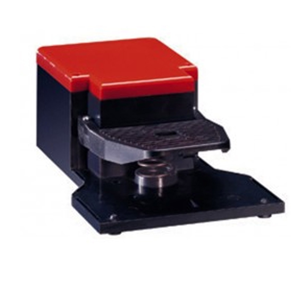 One Pedal Foot Switch, Open Model with safety lever, Metal body, snap action, 1 N.O.+1 N.C. Contacts