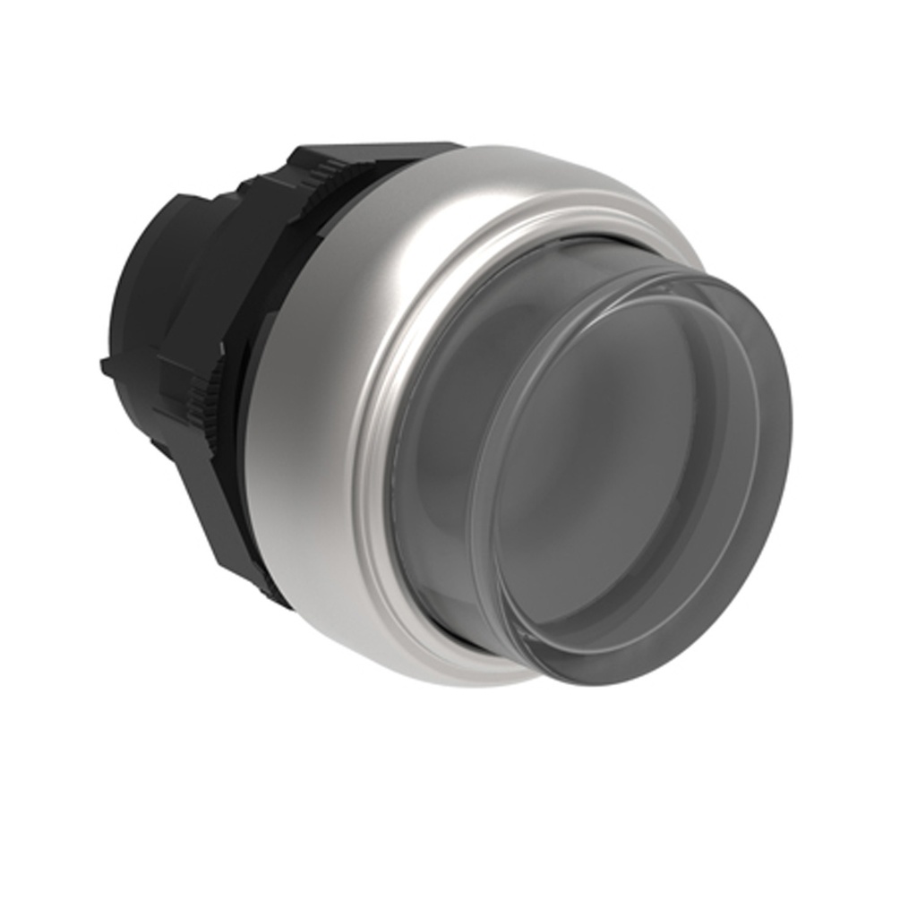 Illuminated Momentary Push Button Switch, Transparent, Extended, 22mm
