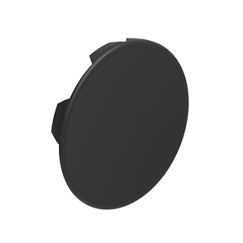 Flush Cap for Spring-return Actuators, Black