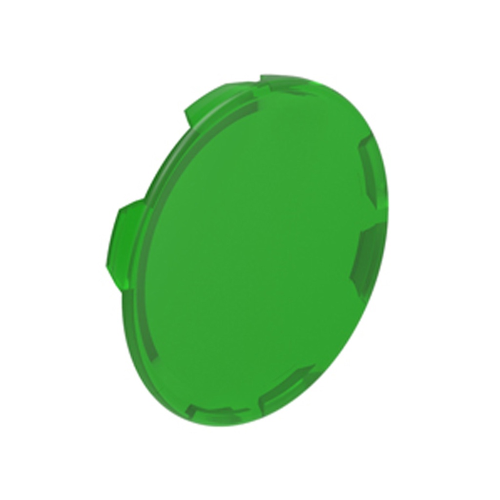 Flush Lens for Illuminated Spring-return Actuators, Green, LPXBL103