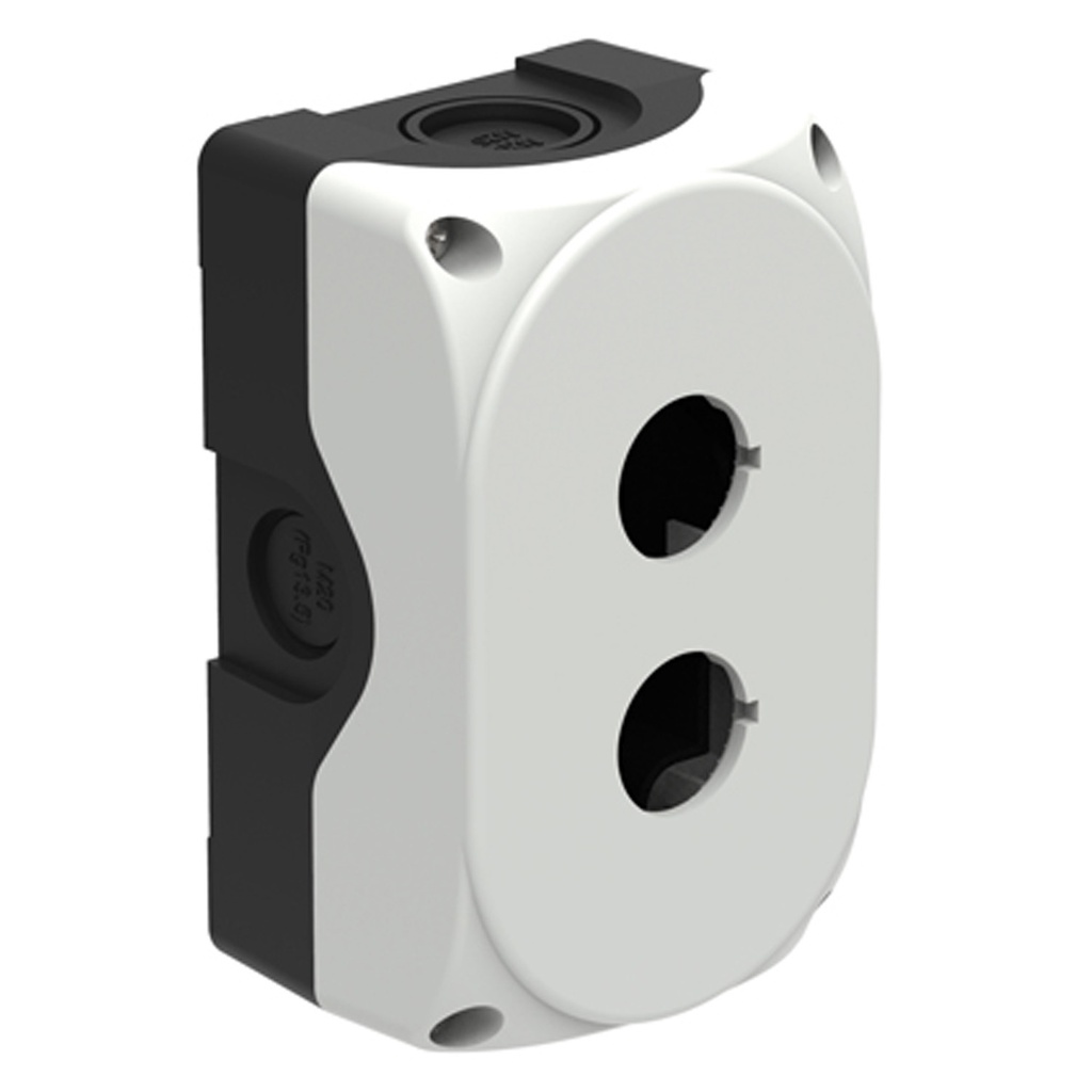 Control Station Enclosure, 2 Position, 22mm, Polycarbonate, IP69K