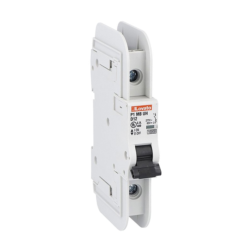 Mini Circuit Breaker | UL1077 Listed  | 16A  D Curve  230/240VAC  80VDC  10kAIC |  DIN Rail Mount |  Non Polarized |  MCB Branch Circuit Polarized |  MCB Branch Circuit Trip, 16 Amp)