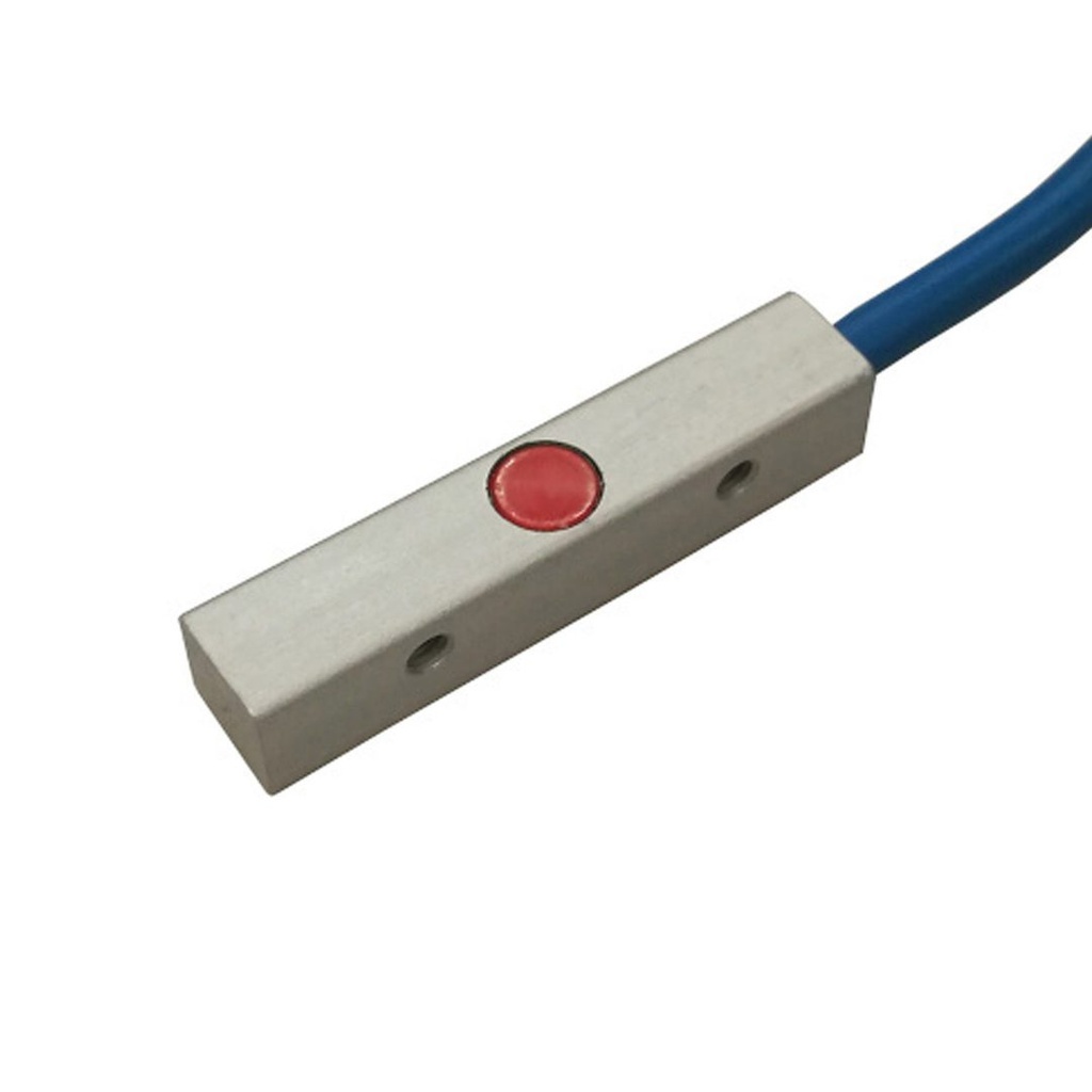 1.5mm Center Sensing inductive proximity sensor, Shielded, 5-30 VDC, pre-wired with 2 meter cable, 8x8x40mm
