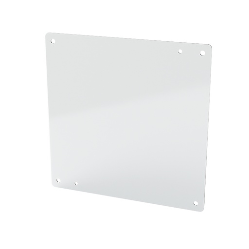 [SCE-12P12] Enclosure Sub-Panel, 12 x 11, Carbon Steel, Powder Coat White