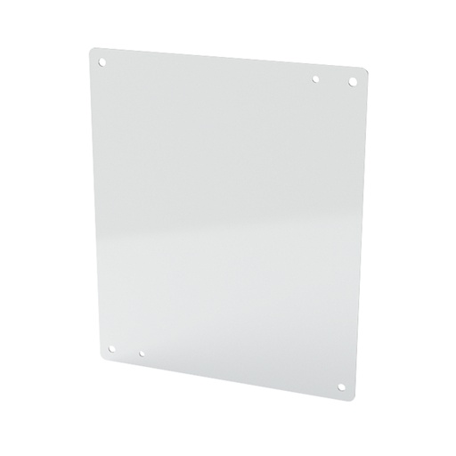[SCE-14N12MP] Enclosure Sub-Panel, 14" H x 10" W, Carbon Steel, Powder Coat White